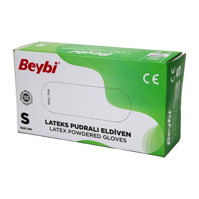 BEYBİ ( S ) ( PUDRALI ) MUAYENE ELDİVENİ 100LÜ*1X20