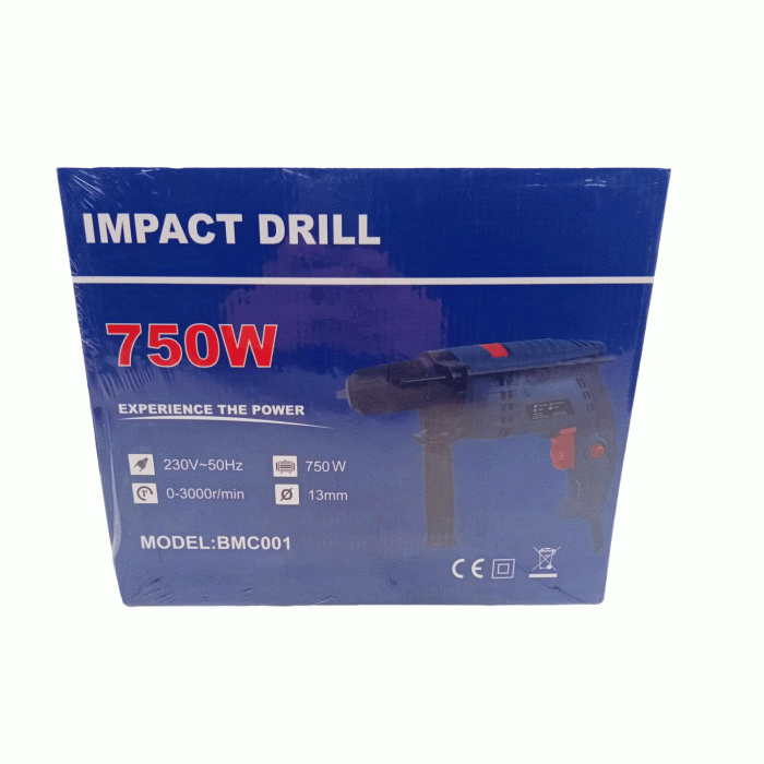 BN-5 BMC-001 IMPACT DRILL DARBELİ MATKAP 13MM.750W*10