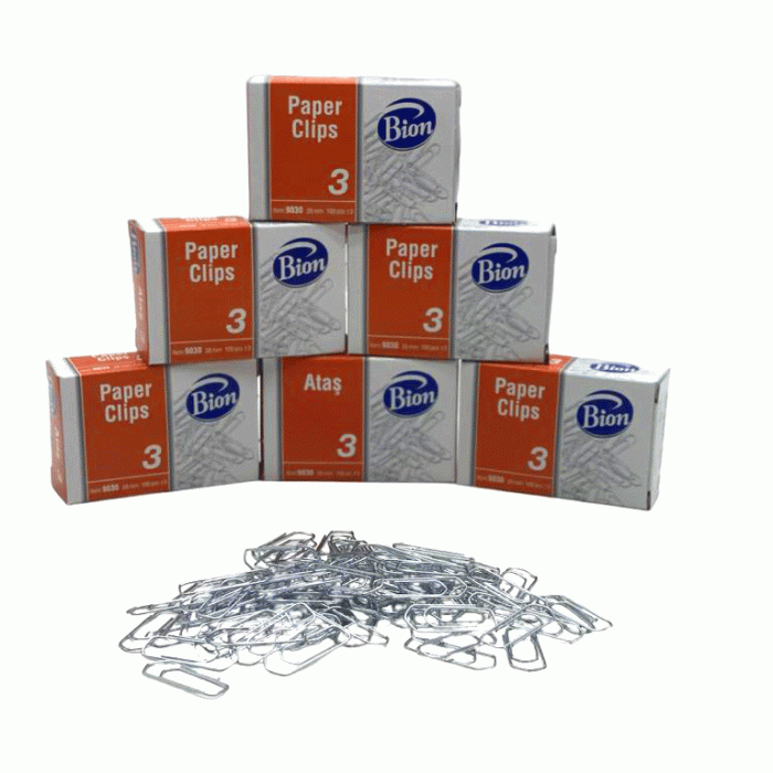 BİON-9030 NO-3 ATAŞ 100PCS 28MMM*36X8