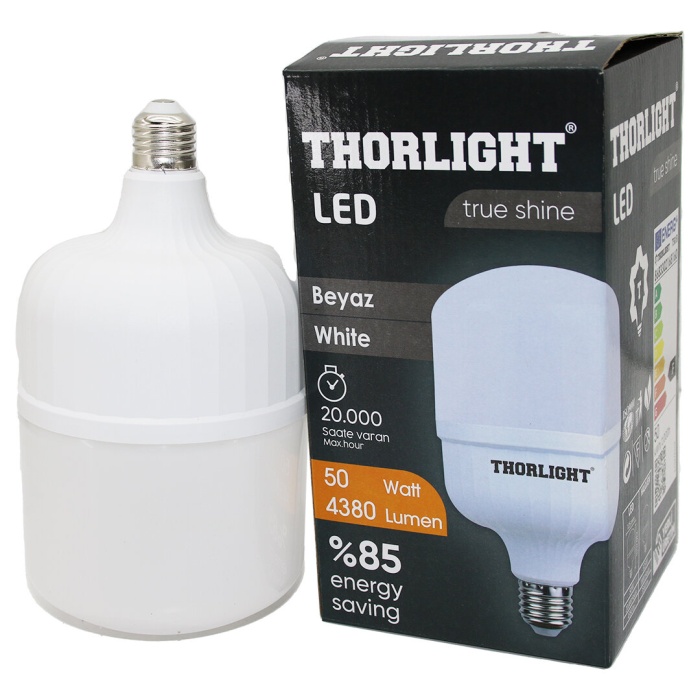 THORLIGHT T-50B ( 50W ) E27 TORCH T-SHAPE BEYAZ LED AMPUL*20