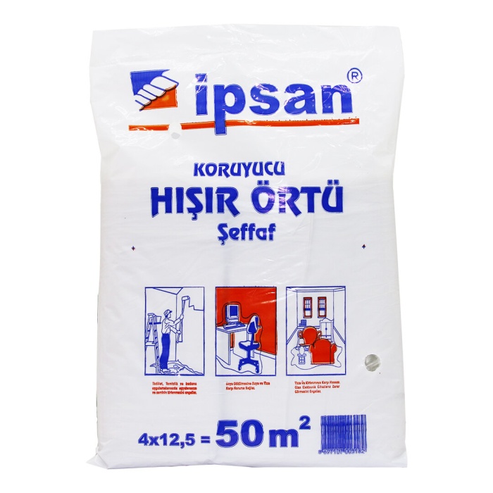 İPSAN 50-M2 ( HIŞIR ) ŞEFFAF KORUYUCU ÖRTÜ*12