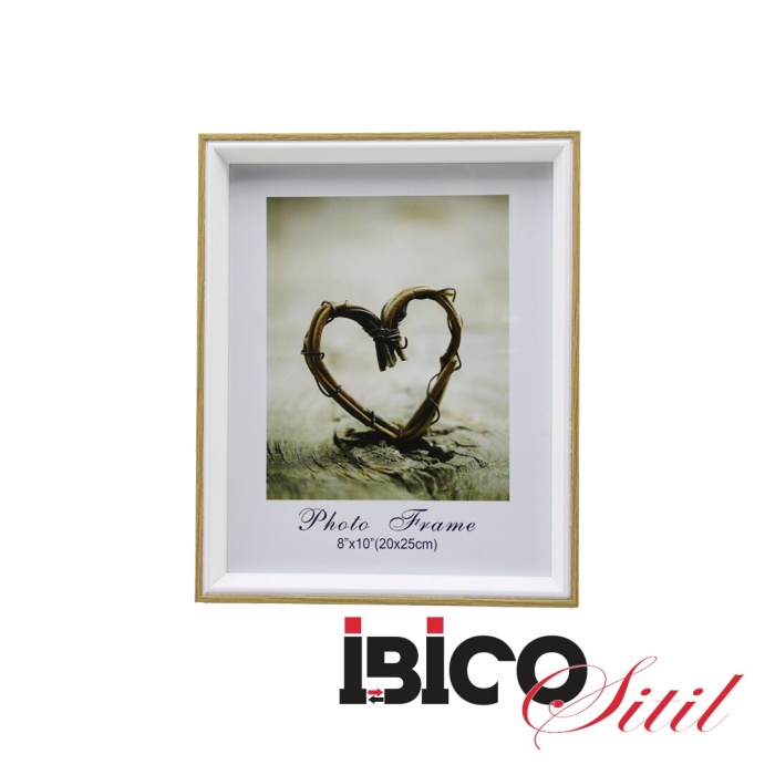 İBİCO İ12-033 ( 8X10 20X25CM ) ( KALIN & LUX BAMBU & ÇİFT RENK ÇERÇEVE ) AHŞAP RESİM ÇERÇEVESİ*36=K