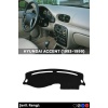 Hyundaı Accent Yumurta Kasa (1993-1999) 3d Torpido Koruma Kılıfı - Gri Şerit