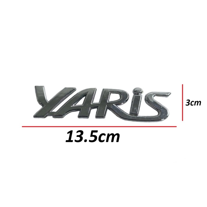 Toyota Yazı Yaris 06-18 Arka (Yaris Yazısı)