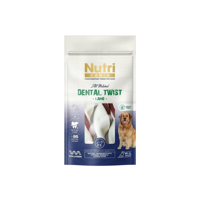 Kuzu Etli Dental Kemik 120 gr