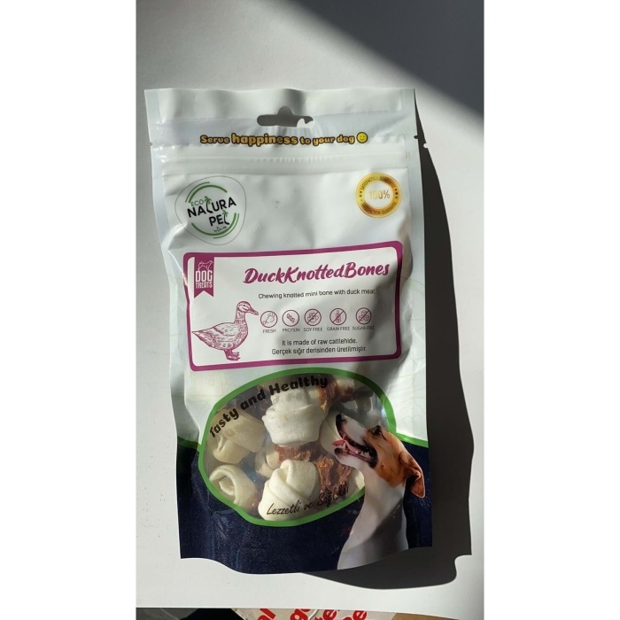 Eco Duck Knotted Bones Ördek Etli Düğüm Kemik 100gr