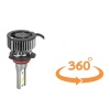 9006 Mini/slim Şimşek LED Xenon Far Ampul 12.000LM 6.500K Beyaz Renk, Fan Soğutuculu 12/24 VOLT