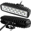 Off Road Sis Lambası 18 Watt Ultra Güçlü Gündüz Ledi 6 Ledli  12/24 V ( Beyaz )