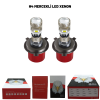 ŞİMŞEK ETKİLİ MERCEKLİ H4 LED XENON 65.000 LUMEN 6.500 K Ufukçizgili