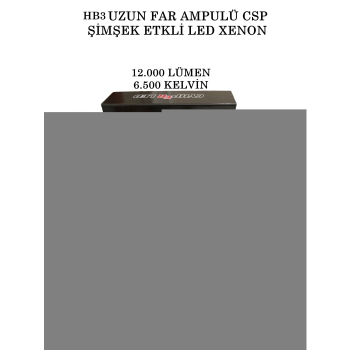 Toyota Rav 4 2022 HB3-9005 UZUN FAR AMPULÜ CSP ŞİMŞEK ETKLİ LED XENON BEYAZ RENK