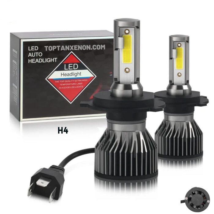 Kartal 1988 H4 V6 MİNİ FAR AMPULÜ  LED XENON BEYAZ RENK ŞİMŞEK ETKİLİ