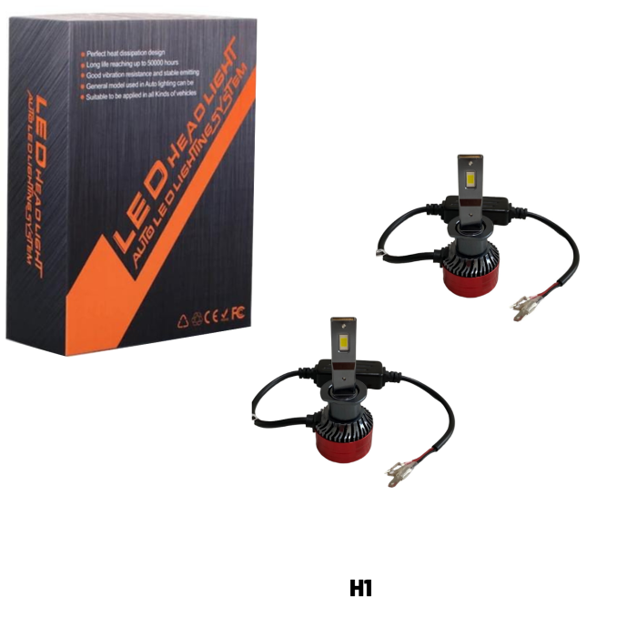 V13 Pro Csp Led Xenon H1 ŞİMŞEK ETKİLİ 12.000 LUMEN 6500 KELVİN 12 VE 24 Volt Destekler