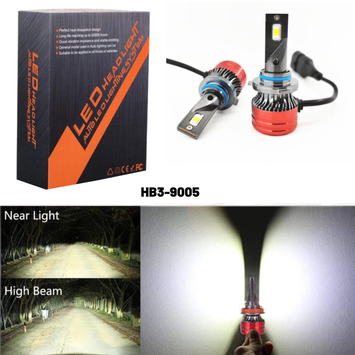 V13 Pro Csp Led Xenon HB3/9005  ŞİMŞEK ETKİLİ 12.000 LUMEN 6500 KELVİN 12 VE 24 Volt Destekler