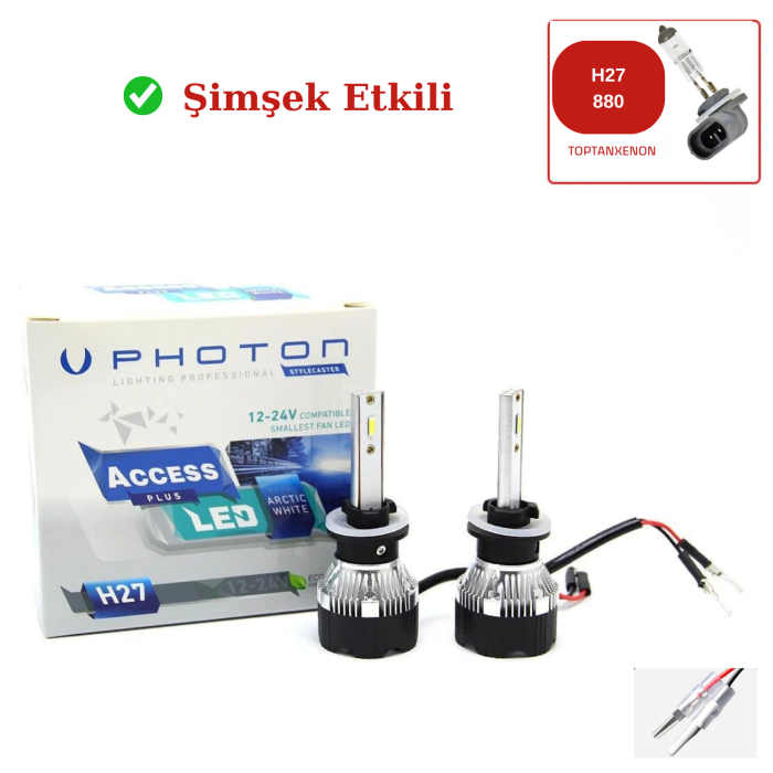 Photon Access H27 Şimşek Etkili Ledxenon 12 / 24 volt