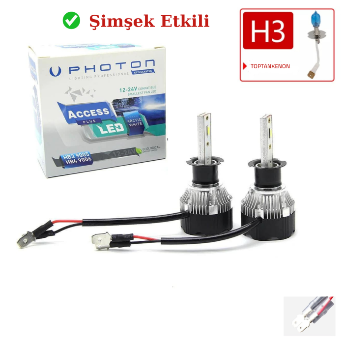 Seat Cordoba Sedan 2007 H3 FAR AMPULÜ Access LED XENON BEYAZ RENK