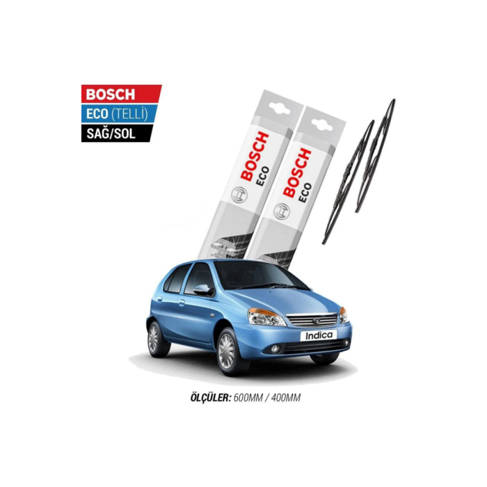 Tata İndica 2009 Model Silecek Takımı Bosch Eco (Telli)