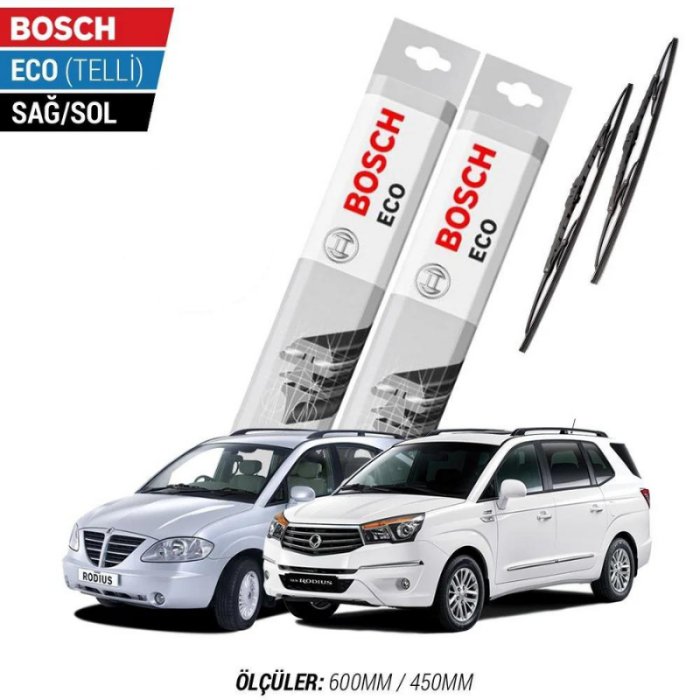 Ssangyong Rodius 2010 Model Silecek Takımı Bosch Eco (Telli)