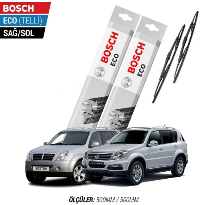 Ssangyong Rexton 2009 Model Silecek Takımı Bosch Eco (Telli)