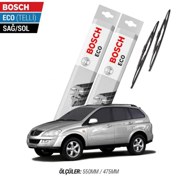 Ssangyong Kyron 2012 Model Silecek Takımı Bosch Eco (Telli)