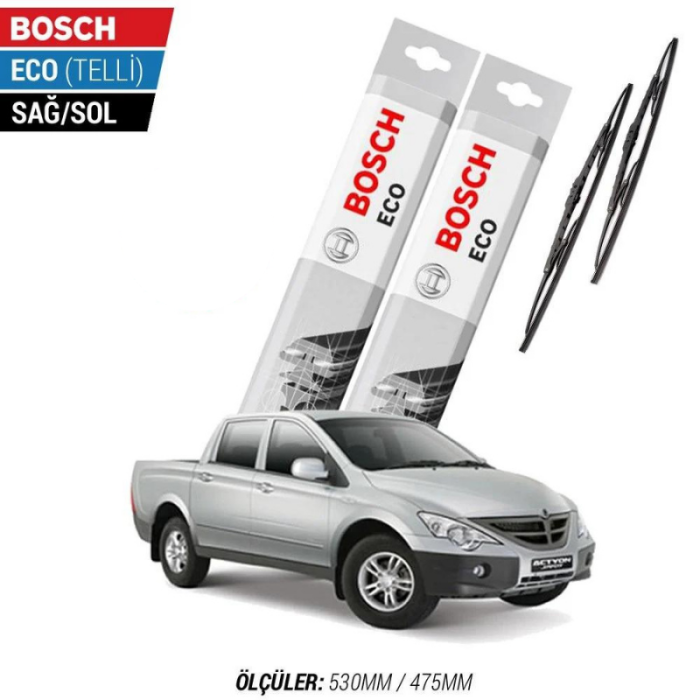 Ssangyong Actyon Sports 2009 Model Silecek Takımı Bosch Eco (Telli)