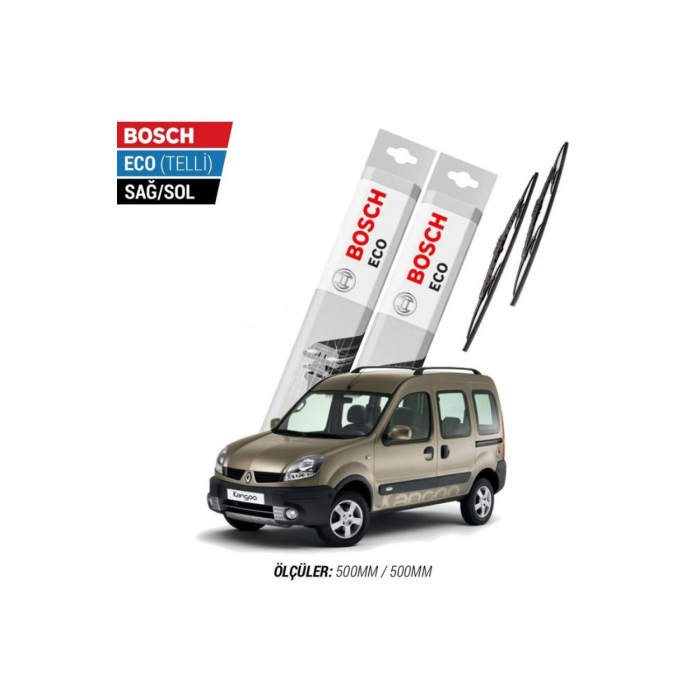 Renault Kangoo 2007 Model Silecek Takımı Bosch Eco (Telli)