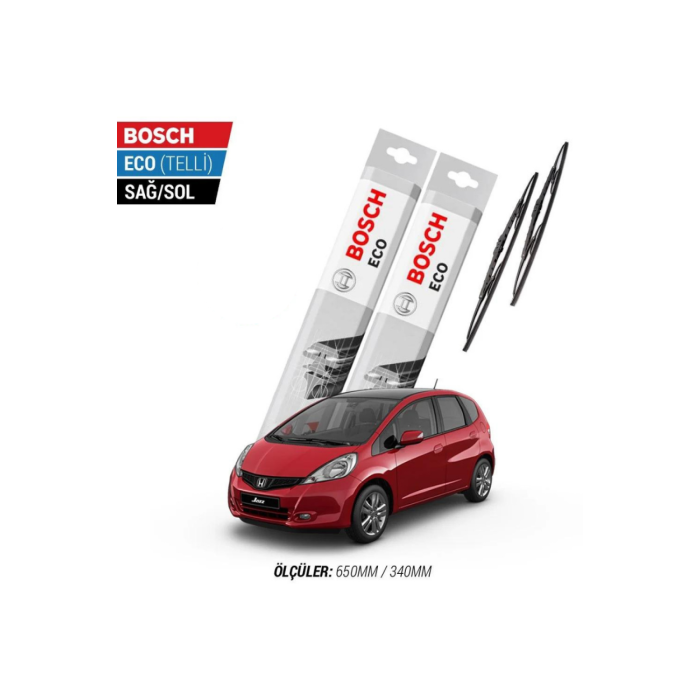 Honda Jazz 2013 Model Silecek Takımı Bosch Eco (Telli)