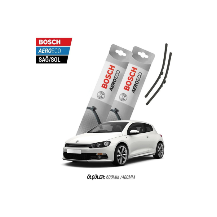 Volkswagen Scirocco 2014 Model Bosch Aeroeco Muz Silecek Takımı