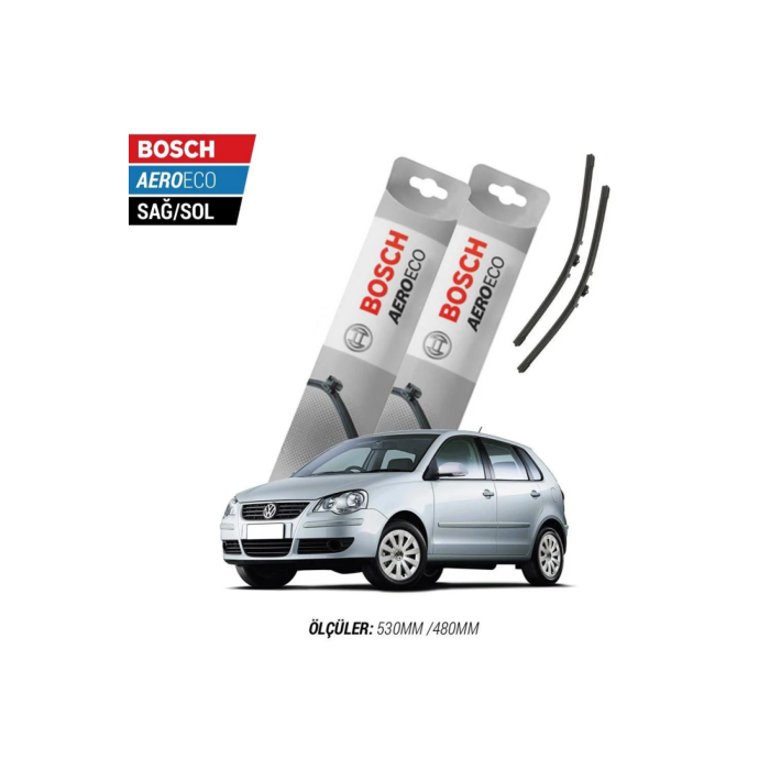 Volkswagen Polo 2009 Model Bosch Aeroeco Muz Silecek Takımı