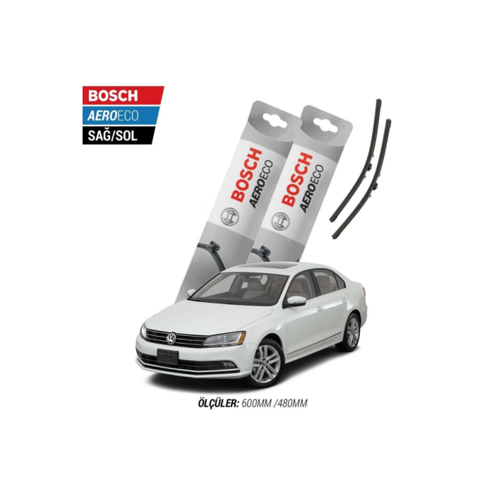 Volkswagen Jetta 2014 Model Bosch Aeroeco Muz Silecek Takımı