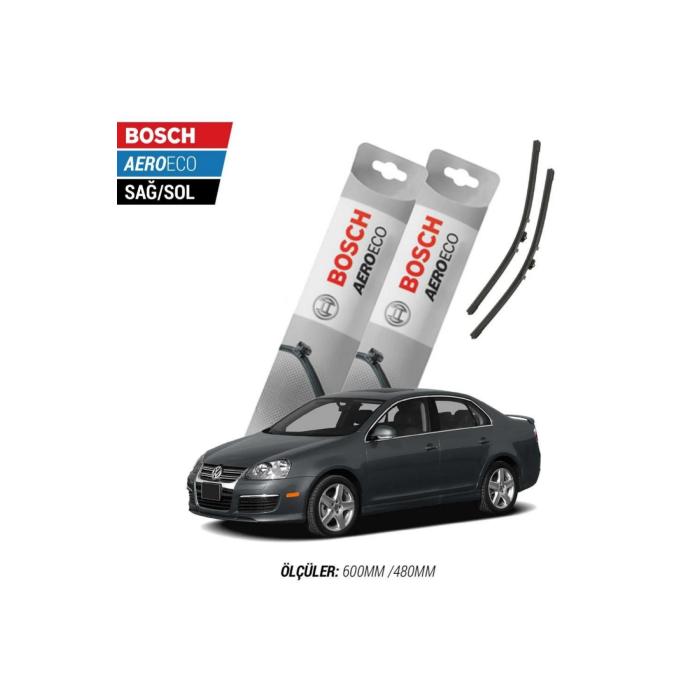 Volkswagen Jetta 2010 Model Bosch Aeroeco Muz Silecek Takımı