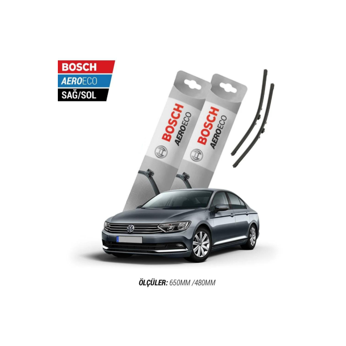 Volkswagen Passat B8/8.5 2021 Model Bosch Aeroeco Muz Silecek Takımı