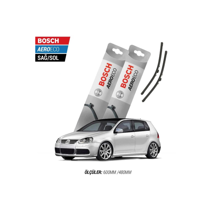 Volkswagen Golf 5 2009 Model Bosch Aeroeco Muz Silecek Takımı