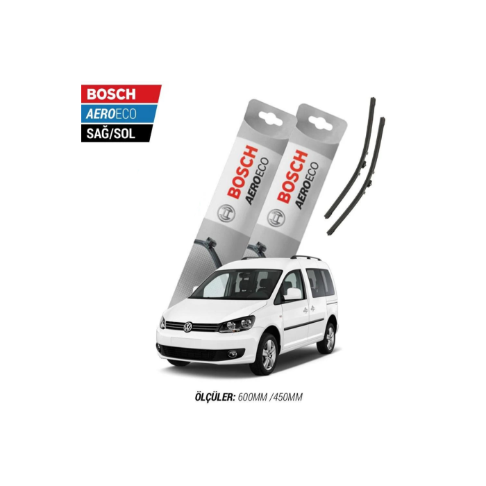 Volkswagen Caddy 2014 Model Bosch Aeroeco Muz Silecek Takımı