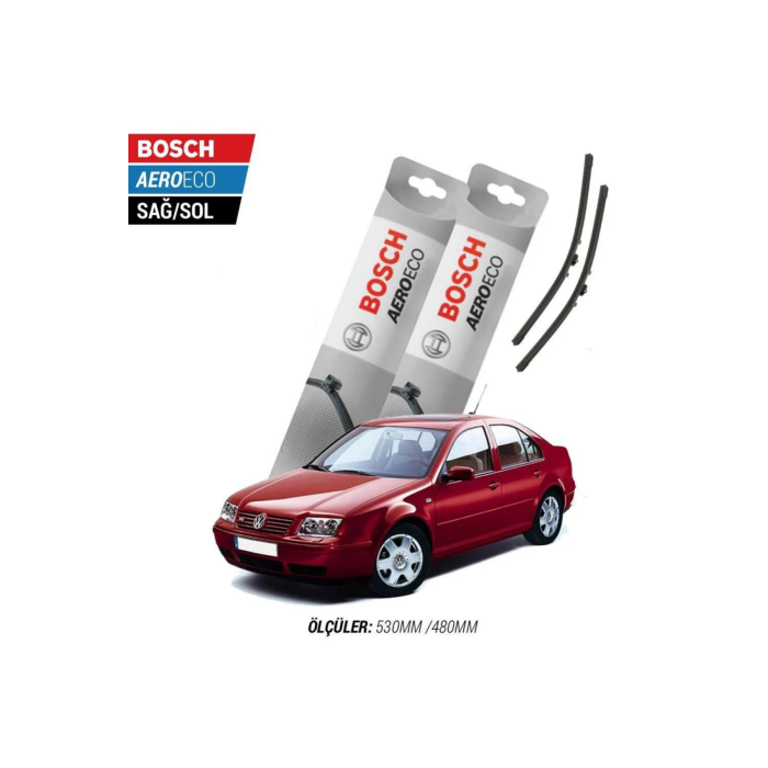 Volkswagen Bora 2006 Model Bosch Aeroeco Muz Silecek Takımı