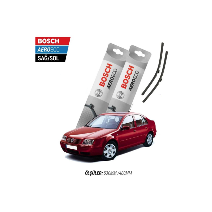 Volkswagen Bora 2002 Model Bosch Aeroeco Muz Silecek Takımı