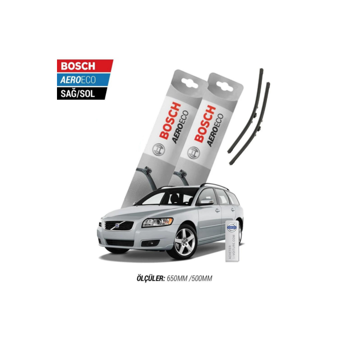 Volvo V50 2009 Model Bosch Aeroeco Muz Silecek Takımı