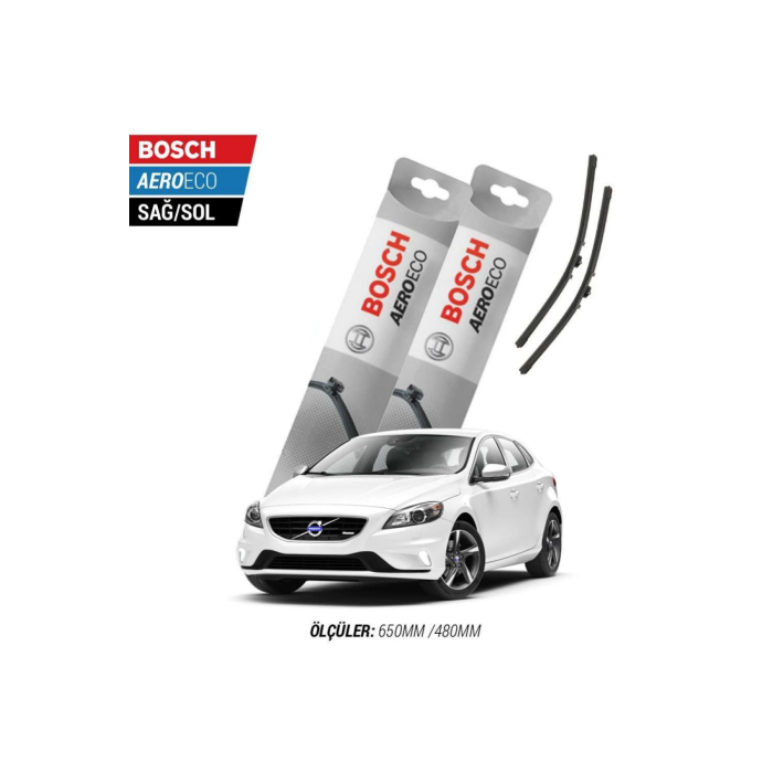 Volvo V40 2014 Model Bosch Aeroeco Muz Silecek Takımı