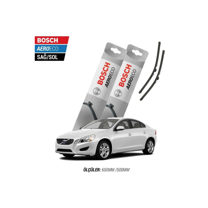 Volvo S60 2013 Model Bosch Aeroeco Muz Silecek Takımı