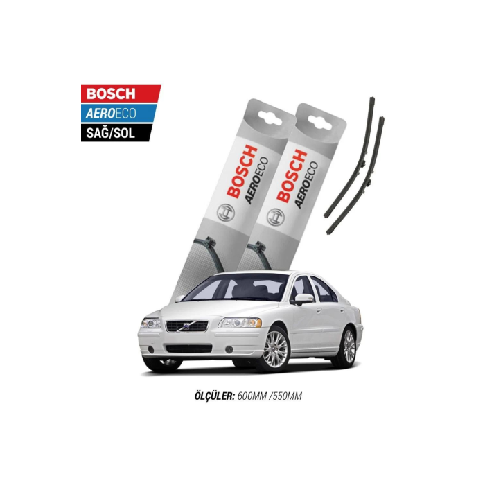 Volvo S60 2010 Model Bosch Aeroeco Muz Silecek Takımı