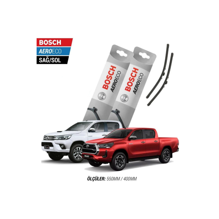 Toyota Hilux 2020 Model Bosch Aeroeco Muz Silecek Takımı