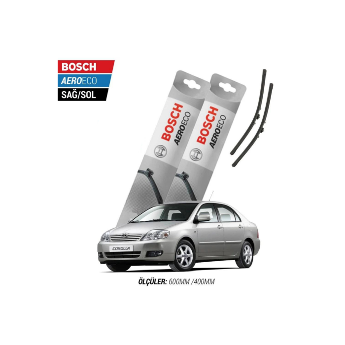 Toyota Corolla 2006 Model Bosch Aeroeco Muz Silecek Takımı