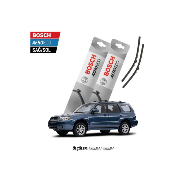 Subaru Forester 2006 Model Bosch Aeroeco Muz Silecek Takımı