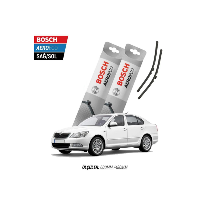 Skoda Octavia 2011 Model Bosch Aeroeco Muz Silecek Takımı