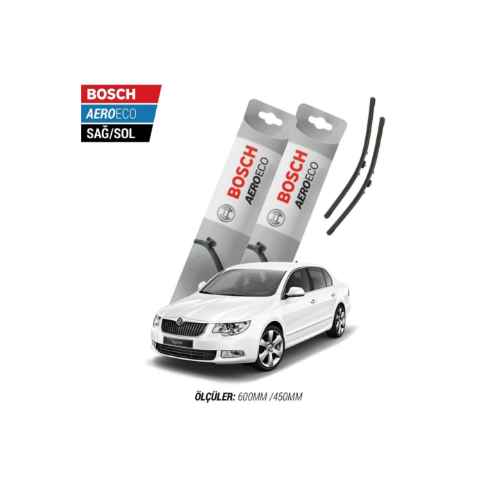 Skoda Superb 2010 Model Bosch Aeroeco Muz Silecek Takımı