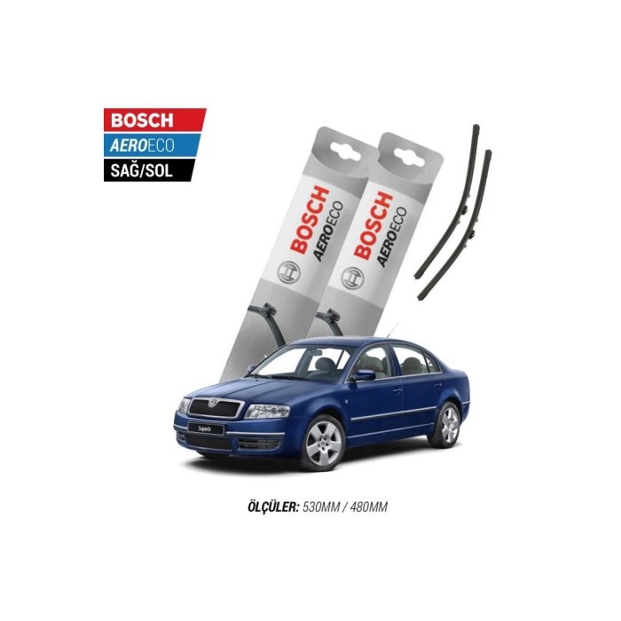 Skoda Superb 2008 Model Bosch Aeroeco Muz Silecek Takımı