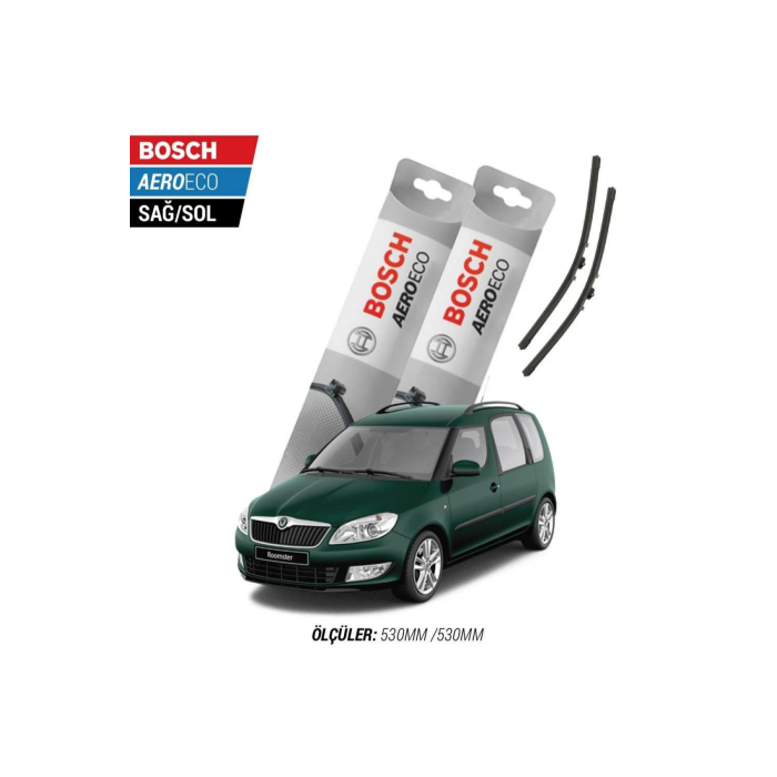 Skoda Roomster 2013 Model Bosch Aeroeco Muz Silecek Takımı