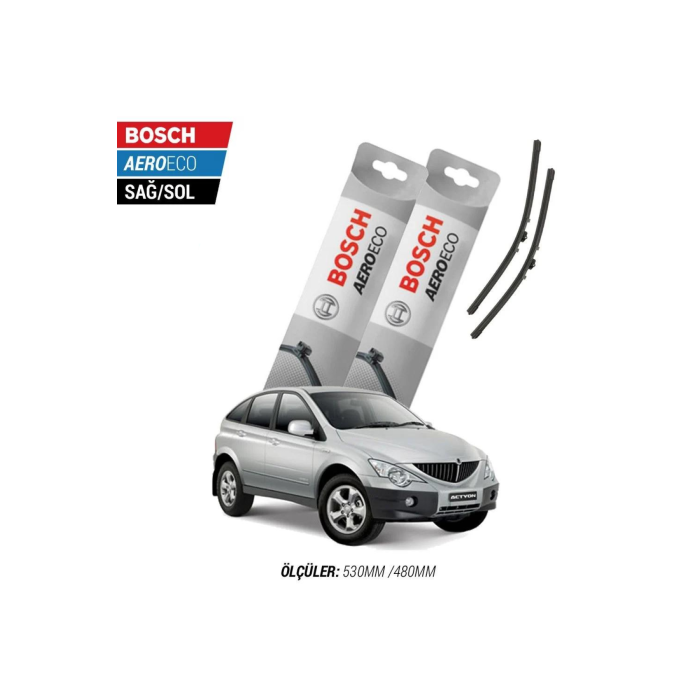 Ssangyong Actyon 2009 Model Bosch Aeroeco Muz Silecek Takımı