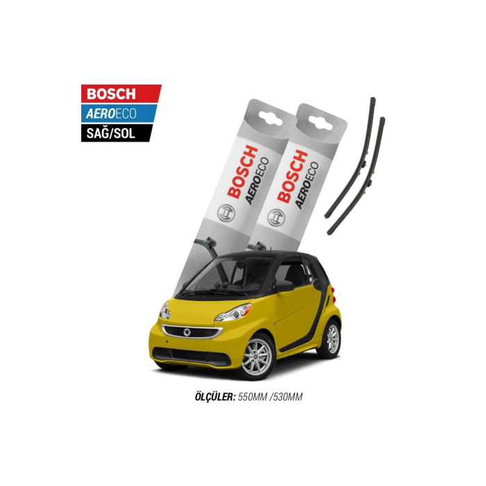 Smart Fortwo 2014 Model Bosch Aeroeco Muz Silecek Takımı