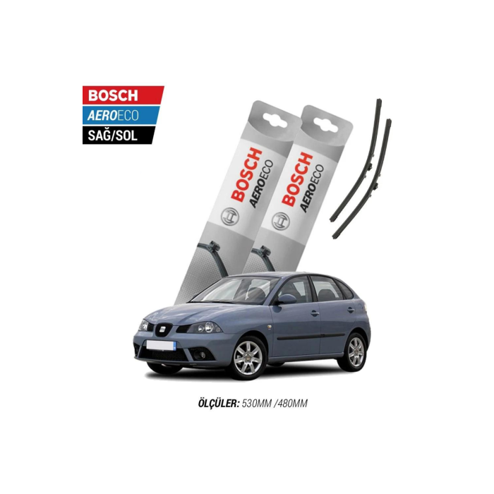 Seat İbiza 2007 Model Bosch Aeroeco Muz Silecek Takımı