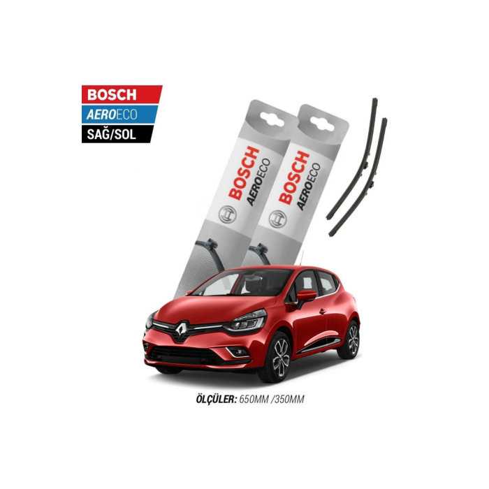 Renault Clio 4 2018 Model Bosch Aeroeco Muz Silecek Takımı